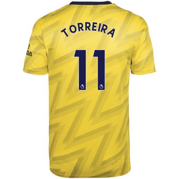 Camiseta Arsenal NO.11 Torreira Segunda equipo 2019-20 Amarillo